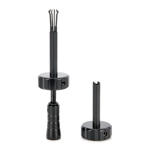 KLOM AML020035 Gear Adjustable Cross Lock Opener Locksmith Tool - Black