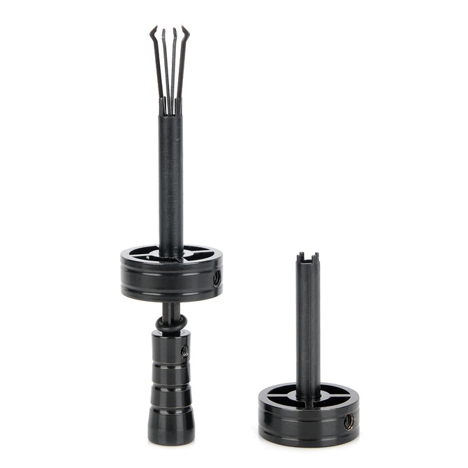 KLOM AML020031 Round Adjustable Cross Lock Opener Locksmith Tool - Black