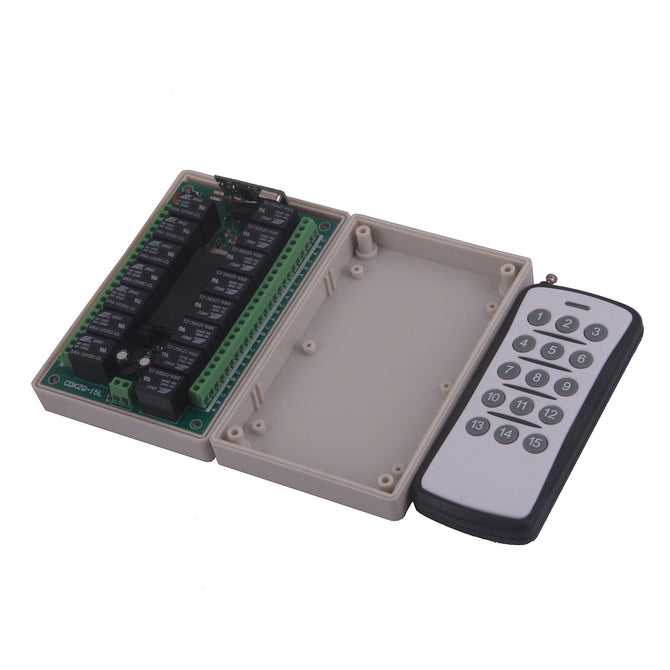 12V 15-Channel Wireless Remote Controller Switch Kit (DC 12V)