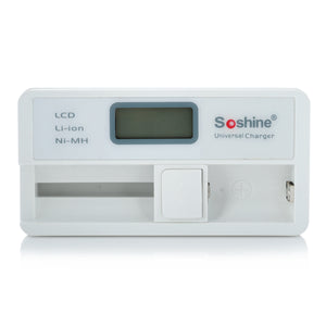 SOSHINE SC-S7 1" Screen AA / AAA / 18650 / 18500 / 14500 / 16340 / RCR 123 / NI-MH Battery Charger
