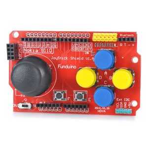 DIY Funduino Joystick Shield V1 Expansion Board - Red