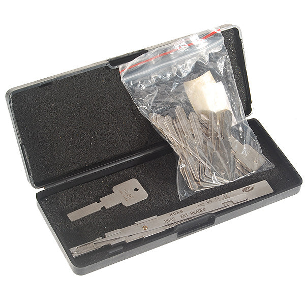 4-Track Key Reader for Legacy BMW with 20 Assorted Spare Keys (HU58)