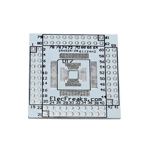 New QFN / QFP / TQFP / LQFP 16-80 to DIP Adapter Double-Side Board Module for Arduino