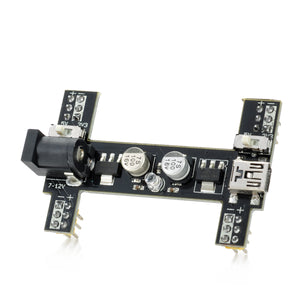 2-Way 5V / 3.3V Power Breadboard Adapter Module - Black