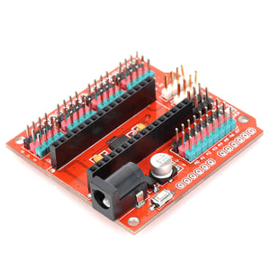 Multi-Function Funduino Nano Expansion Board for Electric DIY - Orange + Black