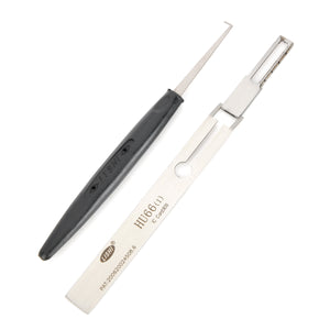 HU66 Car Positioning Unlock Tool Set - Silver + Black
