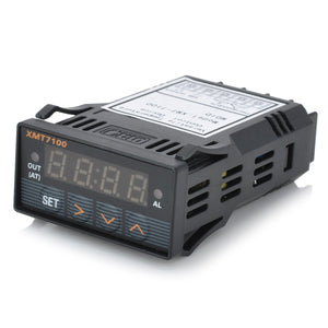 XMT7100 1.3" Screen PID Intelligent Temperature Controller - Black