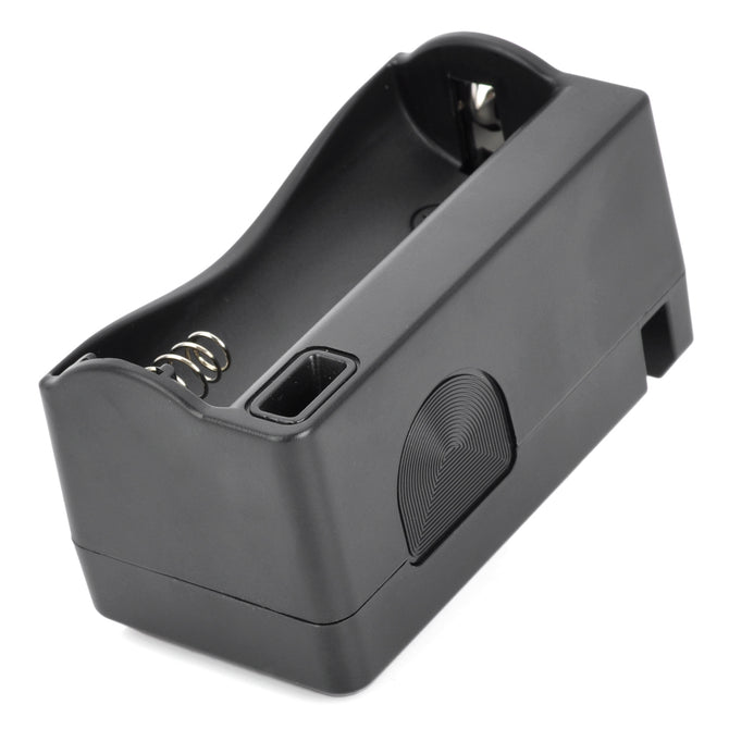 AC Power Single-Slot Battery Charger for 26650 / 18650 Lithium Battery - Black (US Plug / 100~240V)