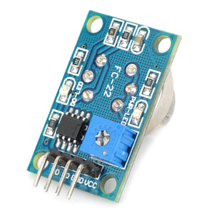 FC-22-A MQ-2 Combustible Gas Sensor Module for Liquefied Gas / Propane / Hydrogen - Blue + Silver