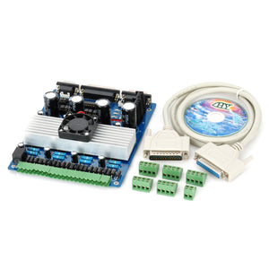 TB6560 CNC 4-Axis Stepper Motor Driver Controller Module - Blue + Black + Green (DC 12~36V)
