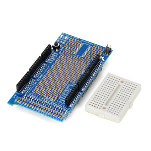 MEGA ProtoShield V3 Prototype Expansion Board w/Breadboard -Blue+Black