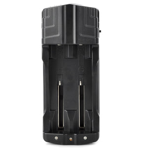 TrustFire TR-007 Battery Charger + 2-Flat-Pin Plug for 14500 / 14650 / 17670 / 18650 / 18500 - Black