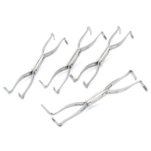 Stainless Steel 072087 Locksmith Dual-head Car Lock Transmission Tool Set - Silver (4 PCS)