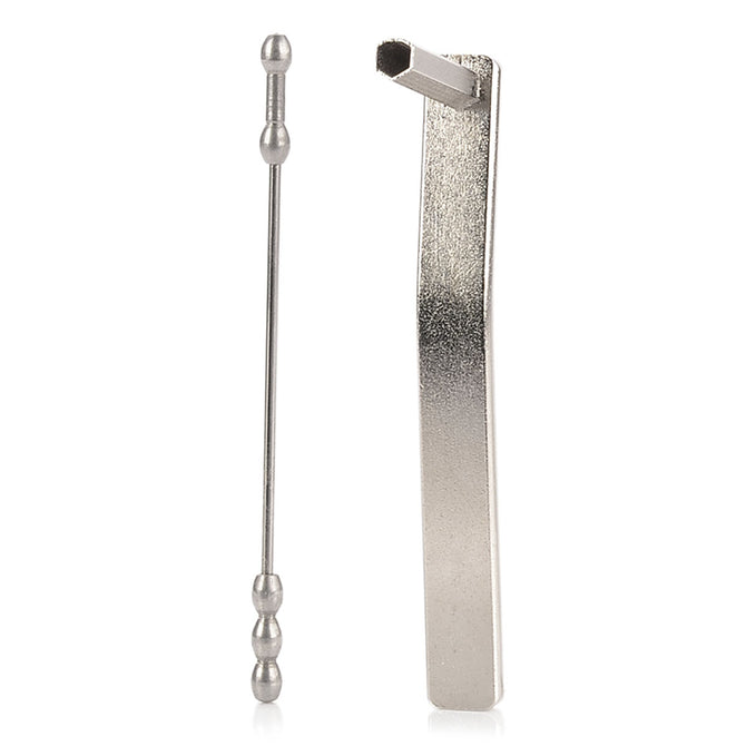 76003 Steel Hexagonal Safe Opener Lock Pick Locksmith Tool - Silver