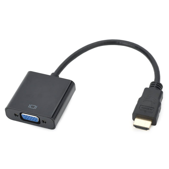 NST-111 High Definition HDMI to VGA Adapter Cable - Black (24cm)