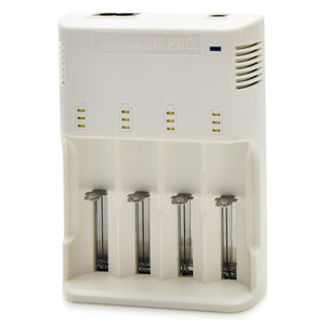 JETBeam I4 PRO Multi-Function Intelligent Battery Charger w/ US Plug Cable - Beige + Silver