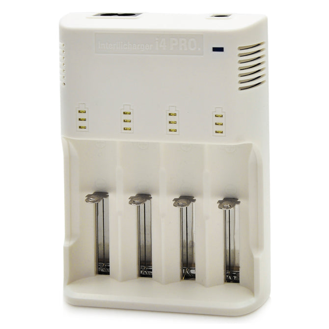 JETBeam I4 PRO Multi-Function Intelligent Battery Charger w/ US Plug Cable - Beige + Silver