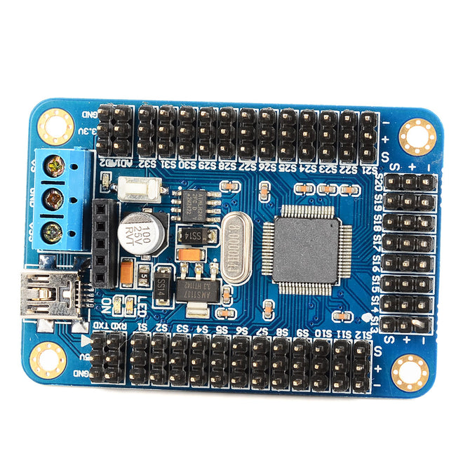 32-CH Servo Motor Control Driver Board for Arduino (Works w/ Official Arduino Board) - Blue + Black
