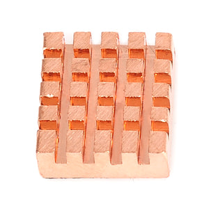 Copper Heat Sink for Raspberry Pi Motherboard - Red Copper