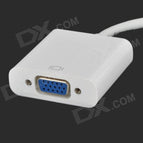 3-in-1 Micro HDMI/Mini HDMI/HDMI to VGA+3.5mm AV Adapter - White+Black wholesale bulk price