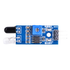 Smart Car Infrared Obstacle Avoidance Sensor - Black + Blue