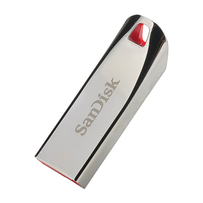 Genuine SanDisk CZ71 Stainless Steel USB 2.0 Flash Drive - Silver (32GB)