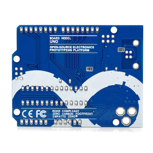 UNO PCB Board - Blue + Silver