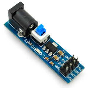 AMS1117 5V Power Supply Module w/ Switch - Blue + Black (6.5~12V)
