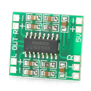 Mini Digital Audio Amplifier Board - Green