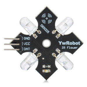V74 Multi-angle Digital IR Transmitter Module for Arduino - Black + White