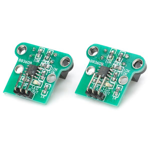 Double Speed Measuring Module w/ Photoelectric Encoders - Black + Green (2 PCS)