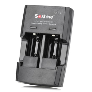 Soshine S5-Fe Car Charger + Battery Charger + EU Plug Power Adapter