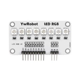 Electronic DIY Full Color RGB 8-SMD 5050 LED Module for Arduino (Works with official Arduino Boards)