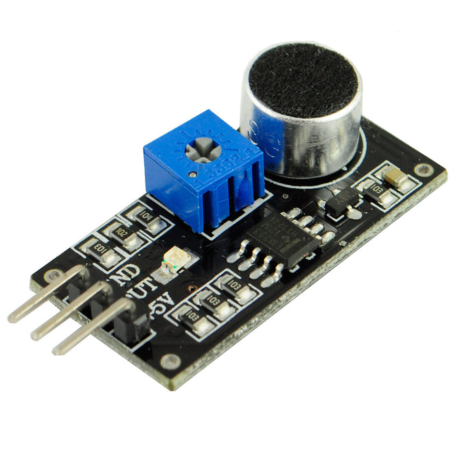LM393 Sound Detection Sensor Module - Black