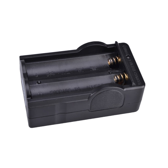 SingFire SF0009 Dual-Slot 18650 Li-Ion Battery Charger for LED Flashlight - Black (US Plug)