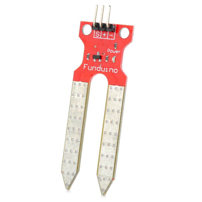 KEYES Soil Moisture Content Sensor for Arduino Products - Silver + Red