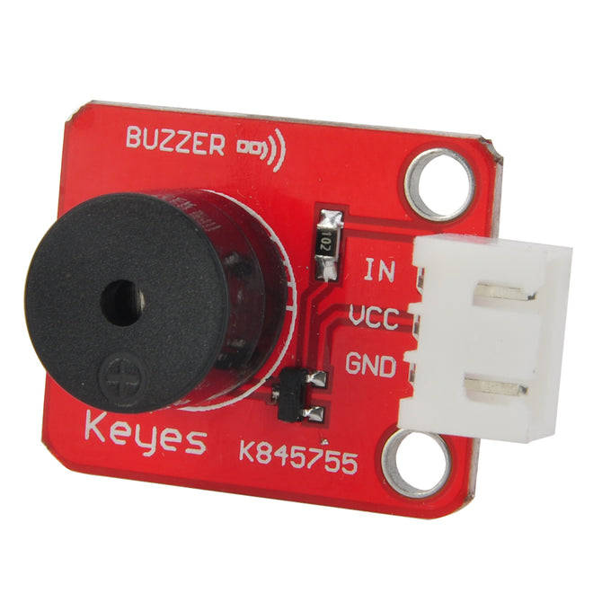 KEYES Active Buzzer Sound Module for Arduino - Red + Black