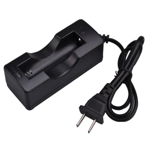 SingFire SF0008 Single Groove Intelligent Rapid AC Power Charger Adapter for 18650 Battery - Black