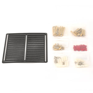 Square Prototyping Plate for Arduino + More - Black (Working with Official Arduino Products)