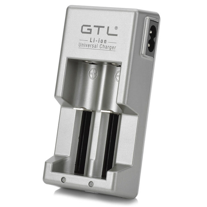 GTL Universal EU Plug Li-ion Battery Charger Set - Deep Gray