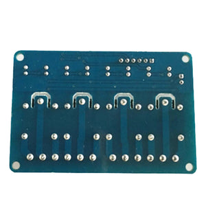 4-Channel 5V Opto-isolator Relay Module w/ High Level Trigger - Blue