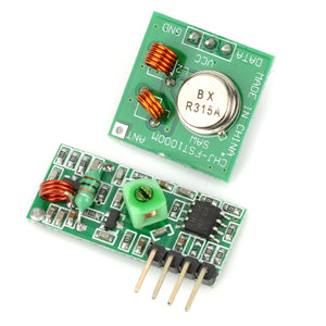 315MHz RF Transmitter Receiver Link Kit - Green