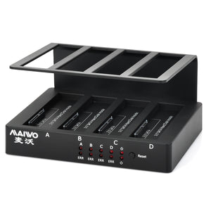 MAIWO K305A 4-slot USB3.0 + eSATA + RAID HDD Dock Station - Black (24TB Max.)