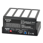 MAIWO K305A 4-slot USB3.0 + eSATA + RAID HDD Dock Station - Black (24TB Max.)