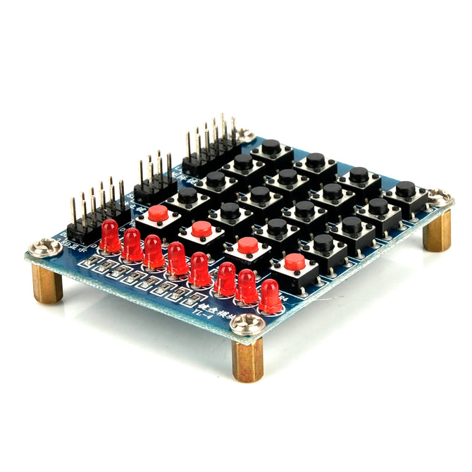 Matrix Keyboard Keys Marquee Module - Blue + Black + Red
