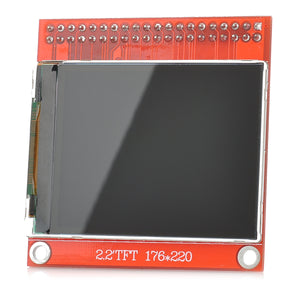 Elecfreaks TFT01-2.2 2.2" TFT LCD Module for DIY Arduino & SCM - Red + Black (176 x 220)
