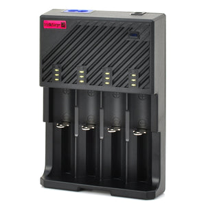 LusteFire F4 Battery Charger for 22650/18650/17670/18490/17500/17335