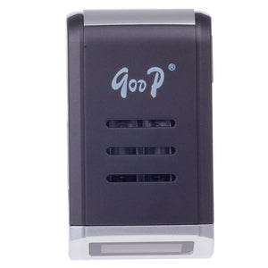GOOD GD-920D 1.6" LCD Screen 4 x AA / AAA Battery Charger w/ Cover - Silver + Black (EU Plug)