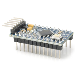 Funduino Pro Mini ATMEGA328P Board - Blue + Black