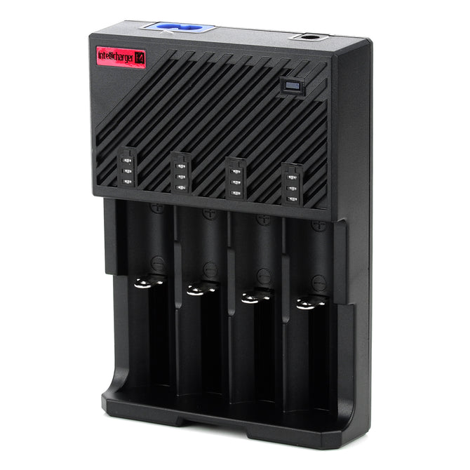 LusteFire F4 US Plug Charger for Li-ion / Ni-MH / Nickel-cadmium Rechargeable Battery - Black